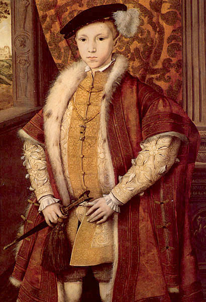 Edward VI from the artists of the Flemish school